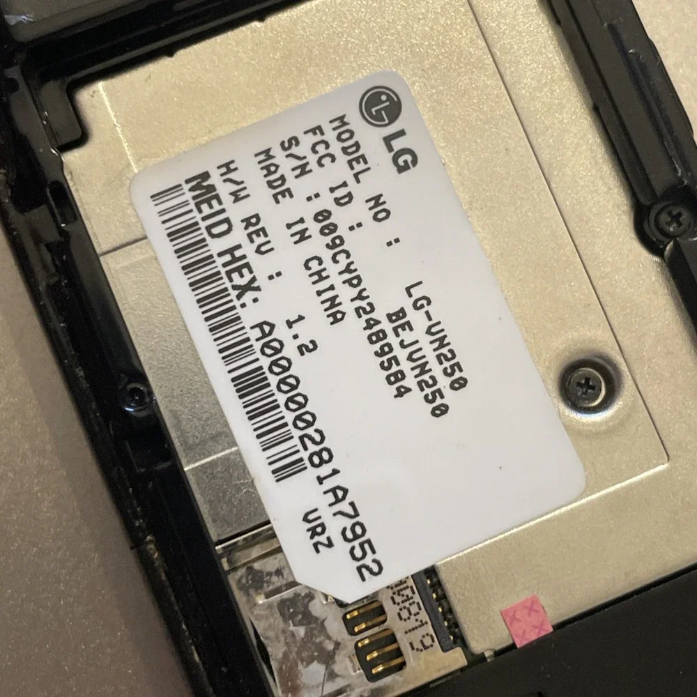 VErizon LG Slider Phone Retro LG- VN250‎ Cosmos